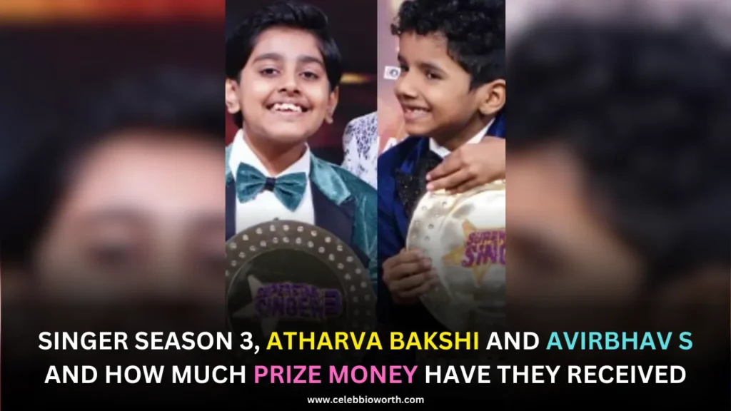 Singer Season 3, Atharva Bakshi and Avirbhav S and how much prize money have they received